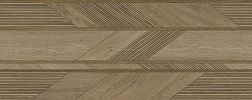 Porcelanosa 3D Arrow Roble Коричневая Матовая Настенная плитка 59,6x150 см