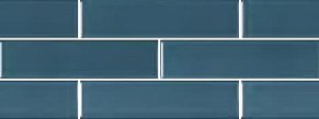 Sant Agostino Newdot Solidbrick Blue Настенная плитка 7,3x30 см