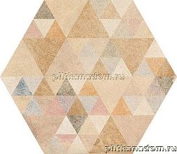Vives Laverton Hexagono Benenden Multicolor Керамогранит 23x26,6 см