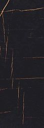 Eletto Ceramica Basalt R Черная Глянцевая Ректифицированная Настенная плитка 24,2x70 см