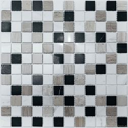 NS-mosaic Stone series KP-746 Камень полированный Микс Мозаика 29,8х29,8 (2,3х2,3) см