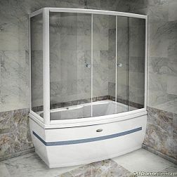 Radomir Аризона Стеклянная шторка На борт ванны