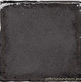 Equipe Altea Black Черная Глянцевая Настенная плитка 10x10