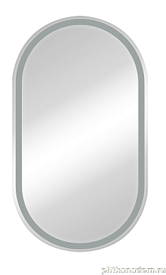 Зеркало-шкаф Континент Elmage 450х800 с подсветкой (черный) МВК049