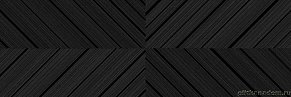 Березакерамика Мелум Черный Матовый Декор 25x75 см