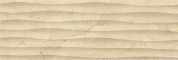 LB-Ceramics Миланезе дизайн Плитка настенная крема волна 1064-0160 20х60 см