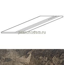 Seranit Fossil Brown Полированная Ступень с насечками 30х120 см