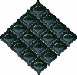 ПентаКерамика Арабеска большая 10 Настенная плитка ручной работы 14,3х16,3 см