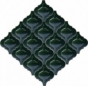 ПентаКерамика Арабеска малая 10 Настенная плитка ручной работы 8,2x9,3 см