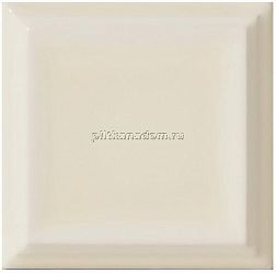 Adex Studio ADST1067 Liso Framed Almond Бежевая Глянцевая Настенная плитка 7,3х7,3 см