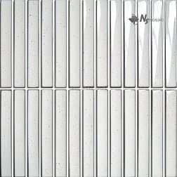 NS-Mosaic Rustic series R-340 Керамика Белая Глянцевая Мозаика 29,6х29,9 см