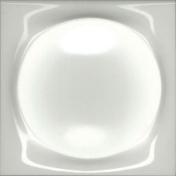 Absolut Keramica Circle-Cube-Mimbre Dеcor Circle Blanco Декор 10x10 см