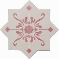Cevica Becolors Star Dec. Stencil Coral Керамогранит 13,25х13,25 см