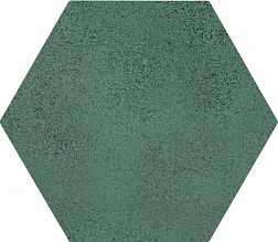 Tubadzin Burano Green Hex Зеленая Матовая Настенная плитка 11х12,5 см