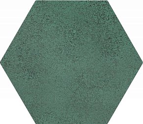 Tubadzin Burano Green Hex Зеленая Матовая Настенная плитка 11х12,5 см