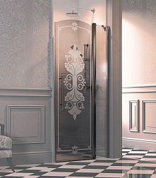 Душевая дверь Huppe Design Victorian DV0402 с неподвижным сегментом, 90 см