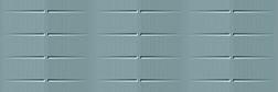 Cristacer Colormatt Aqua Rel Голубая Матовая Рельефная Настенная плитка 30x90 см