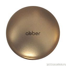Накладка на слив для раковины Abber AC0014MMG золото матовое, керамика