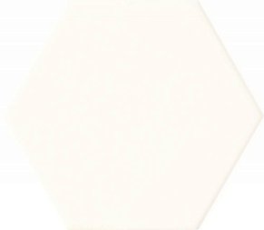 Tubadzin Burano White Hex Белая Матовая Настенная плитка 11х12,5 см