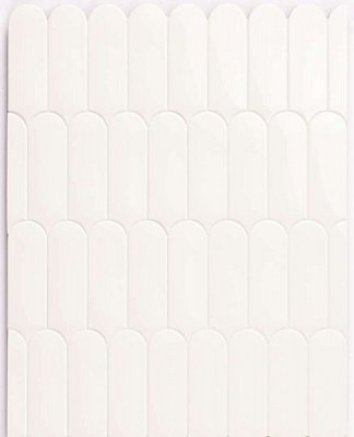 Natucer Fan White Плитка настенная 7,2x19,5 см