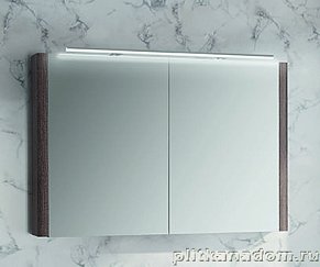 IBX Asun, зеркальный шкаф 100 см, 2 двери, отелло