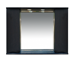 Зеркальный шкаф Misty Элвис -105 Зеркало-шкаф (свет) венге П-Элв-01105-052