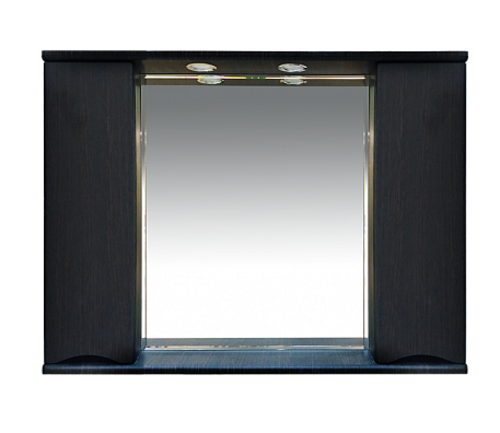 Зеркальный шкаф Misty Элвис -105 Зеркало-шкаф (свет) венге П-Элв-01105-052