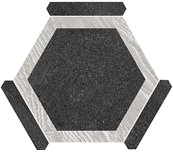 Monopole Avant Oregon Grafito Gris Черный Матовый Керамогранит 22x25 см