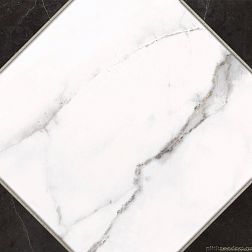 Cersanit Gretta Белый рельеф Глазурованный Керамогранит 29,8x29,8 см