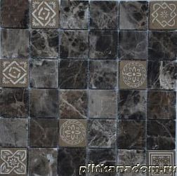 Caramelle Art Stone Emperador dark Мозаика 30х30x0,8 (4,8x4,8) см