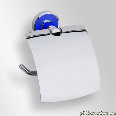 Bemeta Trend-i 104112018e Запасной держатель бумаги с крышкой, тёмно-синяя основа