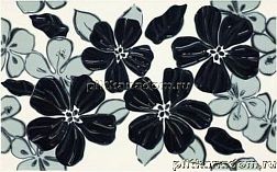 Paradyz Vivian Nero Kwiat Декор 25х40 см