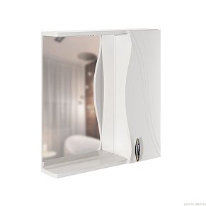 Зеркало-шкаф навесной с подсветкой Mixline Лима-65 правый (534994)