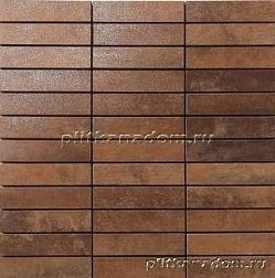Apavisa Metal Copper Lapp Mosaico 2,5х10 Мозаика 29,75х29,75 см