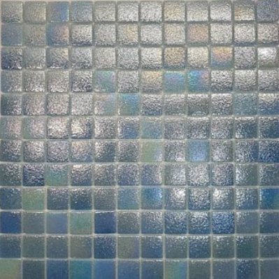 Gidrostroy Стеклянная мозаика NL-002 Голубая Глянцевая 2,5x2,5 31,7x31,7 см