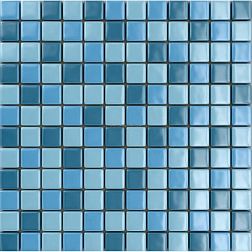 MVAPrintMosaic Мозаика стеклянная Микс 25FL-S-088 Зеленый + Голубой 31,5х31,5 см