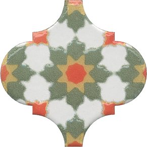 Kerama Marazzi Арабески Майолика OS-A40-65000 Декор Орнамент 6,5х6,5 см