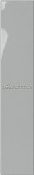 DNA tiles Plinto Grey Gloss Серая Глянцевая Настенная плитка 10,7x54,2 см