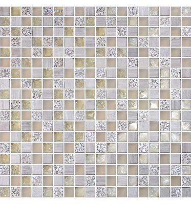 Decor-mosaic Премиум MDP-09 Мозаика (стекло, камень) 1,5х1,5 30,2х30,2 см