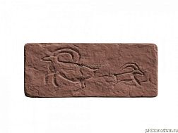 UniStone Наскальная живопись 8 Коричневый Вставка 29,2x14,6x2,2 см