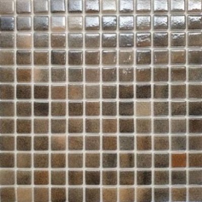 Gidrostroy Стеклянная мозаика L-012 Коричневая Глянцевая 2,5x2,5 31,7x31,7 см