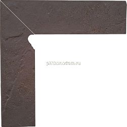 Paradyz Semir Rosa Левый Плинтус 8,1x30 (Из двух частей) см