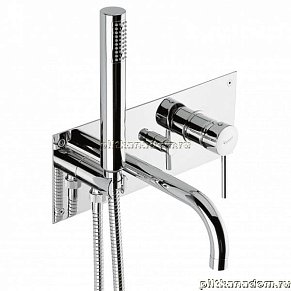 Emmevi Rubinetterie Piper 45051 Смеситель для ванны с ручным душем (хром)