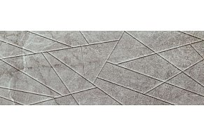 Tubadzin Belvi Grey Struktura Серая Матовая Настенная плитка 32,8х89,8 см