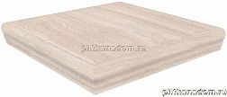 Керама Марацци Пантеон SG157200R-GR-ANS Бежевая Ступень левая угловая 34х34 см