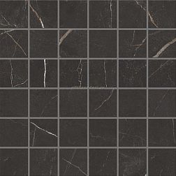 Estima Nolana NL04 Black Черная Неполированная Мозаика (5х5) 30х30 см