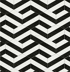 Jet Mosaic Hex Cut HCD-M Декор Напольная плитка 29,7x25,8 см