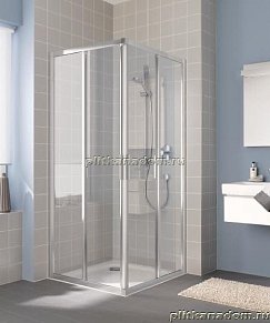 Kermi Cada XS CK E2R 09020 VPK душевая кабина с угловым входом, крепление справа, ESG Clean