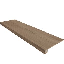 Estima Classic Wood Rusty Beige CW 03 + Подступенок (14,5x120) Коричневая Матовая Ступень 33х120 см