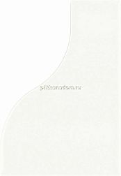 Equipe Curve 28844 White Белая Глянцевая Настенная плитка 8,3x12 см